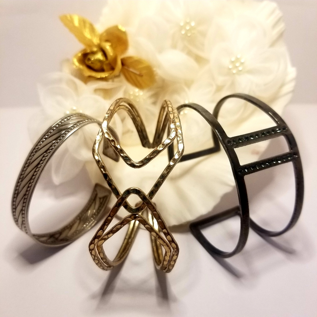 3 Cuff Bracelets